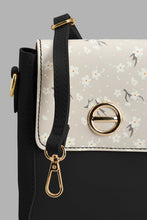 Load image into Gallery viewer, Redtag-Black-Floral-Printed-Mobile-Pouches-Mobile-Pouches-Women-