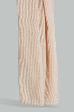 Load image into Gallery viewer, Redtag-Beige-Crinkle-Scarf-Fashion-Scarves-Girls-