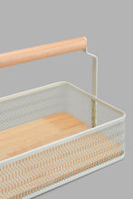 Load image into Gallery viewer, Redtag-Cream-Rectangle-Basket-Baskets-Home-Dining-