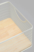 Load image into Gallery viewer, Redtag-Cream-Square-Basket-Baskets-Home-Dining-