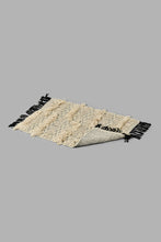 Load image into Gallery viewer, Redtag-White-Cotton-Woven-Dhurrie-Rugs-Home-Decor-