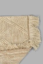Load image into Gallery viewer, Redtag-Beige-Cotton-Woven-Dhurrie-Rugs-Home-Decor-