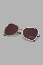 Load image into Gallery viewer, Redtag-Multicolour-Oversized-Sunglasses-Sunglasses-Women-