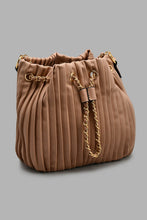 Load image into Gallery viewer, Redtag-Pink-Pleated-Cross-Body-Bag-Cross-Body-Bags-Women-