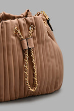 Load image into Gallery viewer, Redtag-Pink-Pleated-Cross-Body-Bag-Cross-Body-Bags-Women-