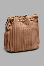 Load image into Gallery viewer, Redtag-Pink-Pleated-Cross-Body-Bag-Cross-Body-Bags-Women-