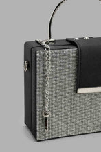 Load image into Gallery viewer, Redtag-Black-Embellished-Evening-Clutch-Clutches-Women-