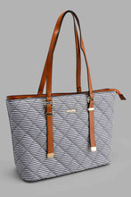 Load image into Gallery viewer, Redtag-Multicolour-Nautical-Stripe-Tote-Day-Bag-Day-Bags-Women-