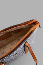 Load image into Gallery viewer, Redtag-Multicolour-Nautical-Stripe-Tote-Day-Bag-Day-Bags-Women-