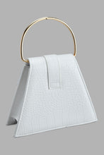 تنزيل الصورة على معرض الصور، Redtag-White-Textured-Embellished-Evening-Clutch-Clutches-Women-