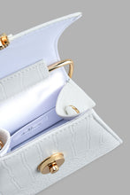 تنزيل الصورة على معرض الصور، Redtag-White-Textured-Embellished-Evening-Clutch-Clutches-Women-