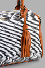 Load image into Gallery viewer, Redtag-Multicolour-Nautical-Stripe-Day-Bag-Day-Bags-Women-