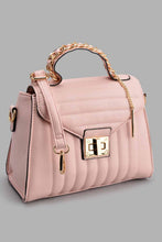 Load image into Gallery viewer, Redtag-Pale-Pink-Quilted-Day-Bag-Day-Bags-Women-