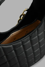Load image into Gallery viewer, Redtag-Black-Quilted-Day-Bag-Day-Bags-Women-