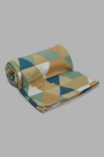 تنزيل الصورة على معرض الصور، Redtag-Multi-Colour-Grey-Geometric-Print-Single-Fleece-Blanket-Category:Blankets,-Colour:Multicolour,-Filter:Home-Bedroom,-HMW-BED-Blankets,-New-In,-New-In-HMW-BED,-Non-Sale,-S22C,-Section:Homewares-Home-Bedroom-