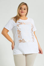 تنزيل الصورة على معرض الصور، Redtag-Red-Graphic-T-Shirt-Colour:Red,-Filter:Plus-Size,-LDP-T-Shirts,-New-In,-New-In-LDP,-Non-Sale,-S22B,-Section:Women,-TBL-Women's-