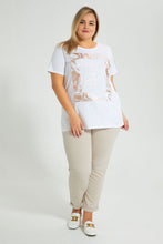 تنزيل الصورة على معرض الصور، Redtag-Red-Graphic-T-Shirt-Colour:Red,-Filter:Plus-Size,-LDP-T-Shirts,-New-In,-New-In-LDP,-Non-Sale,-S22B,-Section:Women,-TBL-Women's-