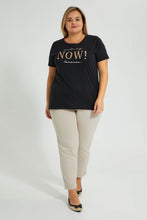 تنزيل الصورة على معرض الصور، Redtag-Black-Sequin-T-Shirt-Colour:Black,-Filter:Plus-Size,-LDP-T-Shirts,-New-In,-New-In-LDP,-Non-Sale,-S22B,-Section:Women,-TBL-Women's-