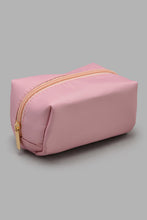 Load image into Gallery viewer, Redtag-Pink-And-White-Stripe-Cosmetic-Pouches-Category:Cosmetics,-Colour:Pink,-Filter:Women's-Accessories,-New-In,-New-In-Women-ACC,-Non-Sale,-S22C,-Section:Women,-Women-Cosmetics-Women-