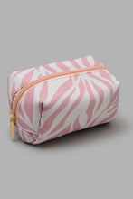 Load image into Gallery viewer, Redtag-Pink-And-White-Stripe-Cosmetic-Pouches-Category:Cosmetics,-Colour:Pink,-Filter:Women's-Accessories,-New-In,-New-In-Women-ACC,-Non-Sale,-S22C,-Section:Women,-Women-Cosmetics-Women-