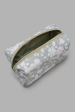 Load image into Gallery viewer, Redtag-Grey-And-White-Polka-Printed-Cosmetic-Pouches-Category:Cosmetics,-Colour:Multicolour,-Filter:Women's-Accessories,-New-In,-New-In-Women-ACC,-Non-Sale,-S22C,-Section:Women,-Women-Cosmetics-Women-