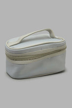 Load image into Gallery viewer, Redtag-Grey-And-White-Polka-Printed-Cosmetic-Pouches-Category:Cosmetics,-Colour:Multicolour,-Filter:Women's-Accessories,-New-In,-New-In-Women-ACC,-Non-Sale,-S22C,-Section:Women,-Women-Cosmetics-Women-