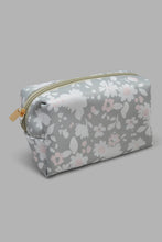 Load image into Gallery viewer, Redtag-Grey-And-White-Polka-Printed-Cosmetic-Pouches-Category:Cosmetics,-Colour:Multicolour,-Filter:Women's-Accessories,-New-In,-New-In-Women-ACC,-Non-Sale,-S22C,-Section:Women,-Women-Cosmetics-Women-