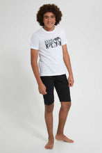 تنزيل الصورة على معرض الصور، Redtag-White-Brooklyn-Night-Suit-Pyjama-Sets-Senior-Boys-9 to 14 Years