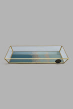 Load image into Gallery viewer, Redtag-Teal-Jubilant-Pattern-Tray-Category:Trays,-Colour:Teal,-Filter:Home-Decor,-HMW-HOM-Dea-Decorative-Accessories,-JUBLIANT,-New-In,-New-In-HMW-HOM,-Non-Sale,-S22B,-Section:Homewares-Home-Decor-