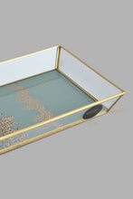 Load image into Gallery viewer, Redtag-Teal-Jubilant-Pattern-Tray-Category:Trays,-Colour:Teal,-Filter:Home-Decor,-HMW-HOM-Dea-Decorative-Accessories,-JUBLIANT,-New-In,-New-In-HMW-HOM,-Non-Sale,-S22B,-Section:Homewares-Home-Decor-