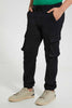 Redtag-Black-Cargo-Knit-Denim-Knit-Denim-Senior-Boys-9 to 14 Years