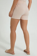 Load image into Gallery viewer, Redtag-Pink-Rib-Shorts-Coord-Colour:Pink,-Filter:Women's-Clothing,-New-In,-New-In-Women,-Non-Sale,-S22B,-Section:Women,-Women-Shorts-Women's-