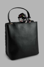 Load image into Gallery viewer, Redtag-Black-Quilted-Tote-Bag-Tote-Bags-Women-