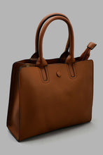 Load image into Gallery viewer, Redtag-Tan-Day-Bag-With-Key-Chain-Category:Bags,-Colour:Tan,-Filter:Women's-Accessories,-New-In,-New-In-Women-ACC,-Non-Sale,-S22B,-Section:Women,-Women-Bags-Women-