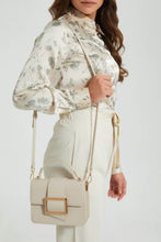 Load image into Gallery viewer, Beige Embellished Crossbody Bag