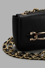 Load image into Gallery viewer, Redtag-Black-Belt-Bag-With-Hardware-Cross-Body-Bags-Women-