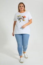 تنزيل الصورة على معرض الصور، Redtag-White-Powepuff-Character-T-Shirt-Colour:White,-Filter:Plus-Size,-LDP-T-Shirts,-New-In,-New-In-LDP,-Non-Sale,-S22B,-Section:Women,-TBL-Women's-