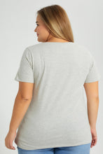 تنزيل الصورة على معرض الصور، Redtag-Grey-Melange-Garfield-Character-T-Shirt-Colour:Grey,-Filter:Plus-Size,-LDP-T-Shirts,-New-In,-New-In-LDP,-Non-Sale,-S22B,-Section:Women,-TBL-Women's-