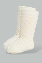 Load image into Gallery viewer, Redtag-Multi-Coloured-Jacquard-4Pcs-Pack-Socks-Ankle-Length-Infant-Girls-3 to 24 Months