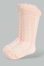 Load image into Gallery viewer, Redtag-Multi-Coloured-Jacquard-4Pcs-Pack-Socks-Ankle-Length-Infant-Girls-3 to 24 Months