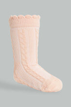 Load image into Gallery viewer, Redtag-Multi-Coloured-Jacquard-4Pcs-Pack-Socks-Ankle-Length-Infant-Girls-3 to 24 Months