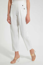 تنزيل الصورة على معرض الصور، Redtag-White-Straight-Fit-Trouser-Trousers-Women's-