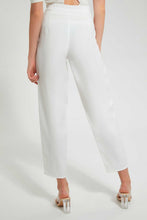 تنزيل الصورة على معرض الصور، Redtag-White-Straight-Fit-Trouser-Trousers-Women's-