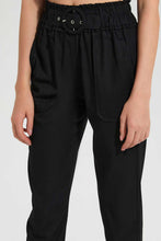 تنزيل الصورة على معرض الصور، Redtag-Black-Straight-Fit-Trouser-Trousers-Women's-