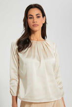 تنزيل الصورة على معرض الصور، Redtag-Satin-Neck-Detail-Blouse-Blouses-Women's-