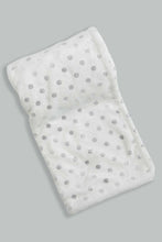 Load image into Gallery viewer, Redtag-White-Polka-Dot-Blanket-With-Baby-Pillow-(2-Piece)-Baby-Blankets-Baby-0 to 12 Months