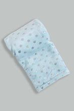Load image into Gallery viewer, Blue Sherpa Blanket With Baby Pillow (2 Piece)