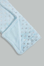 Load image into Gallery viewer, Blue Sherpa Blanket With Baby Pillow (2 Piece)