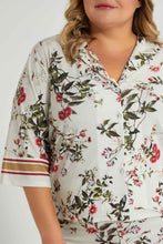 تنزيل الصورة على معرض الصور، Redtag-Floral-Print-Shirt-Colour:Assorted,-Filter:Plus-Size,-LDP-Tops,-New-In,-New-In-LDP,-Non-Sale,-S22B,-Section:Women-Women's-