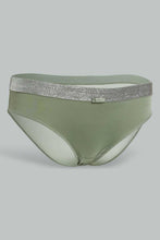 Load image into Gallery viewer, Redtag-Pale-Green-Sage-Plain-Bikini-Brief-Briefs-Bikini-Women's-
